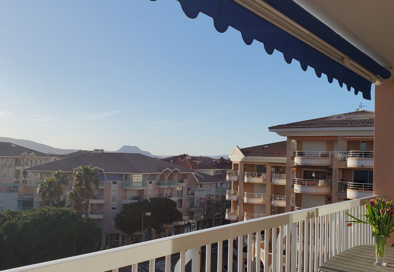 Appartamento a Fréjus - Fréjus-Plage, vista mare, T2, 38m2, 4 persone, ristrutturato, aria condizionata, magnifico