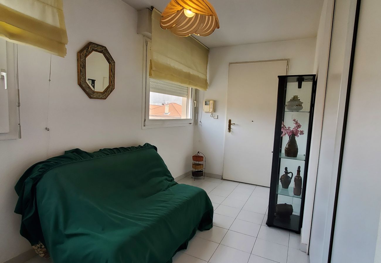 Appartement à Fréjus - Fréjus-Plage, 110m2, 3 chambres, 6 personnes, face mer, clim et garage double